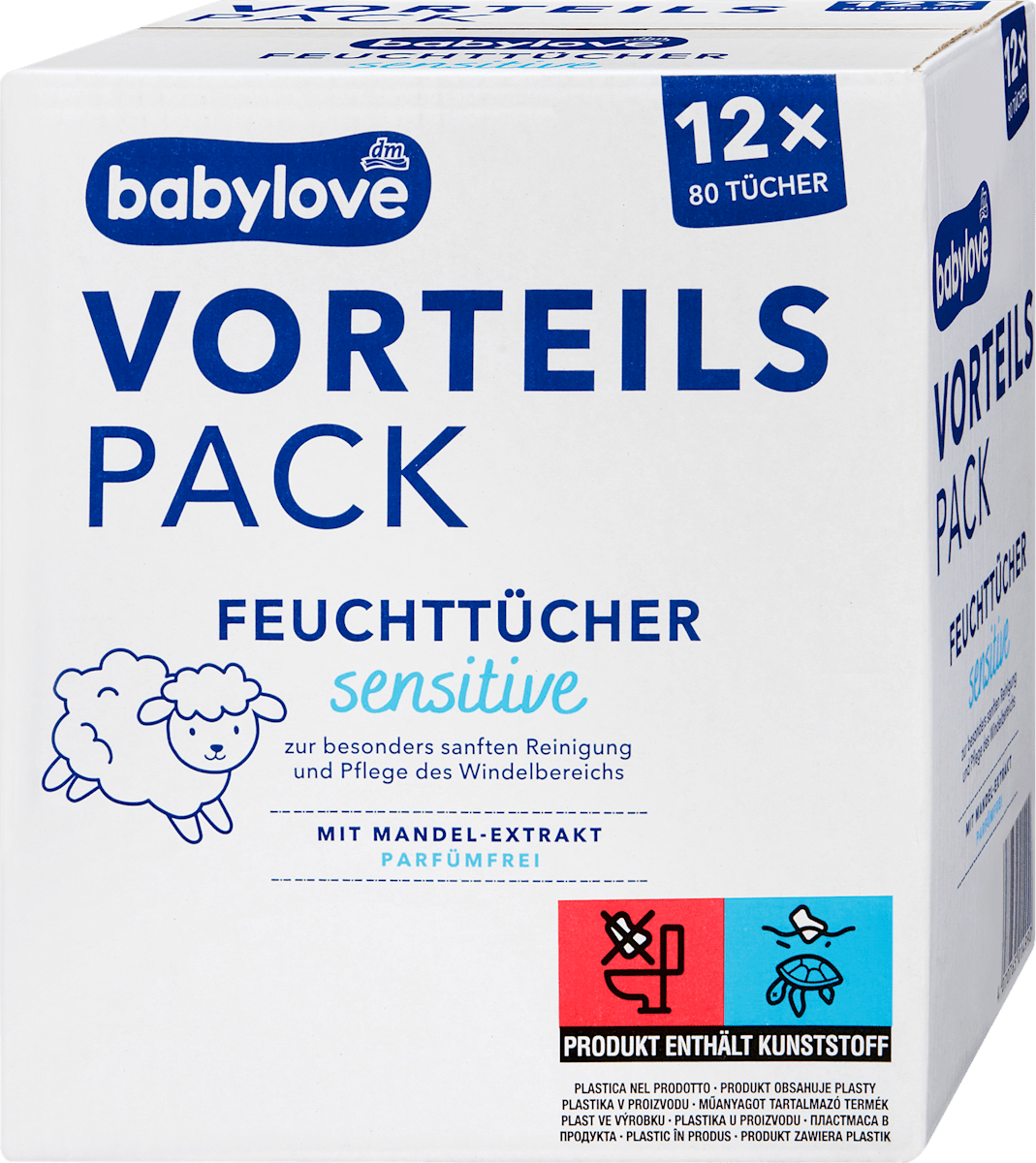 Feuchttcher sensitive (12x80 St), 960 St