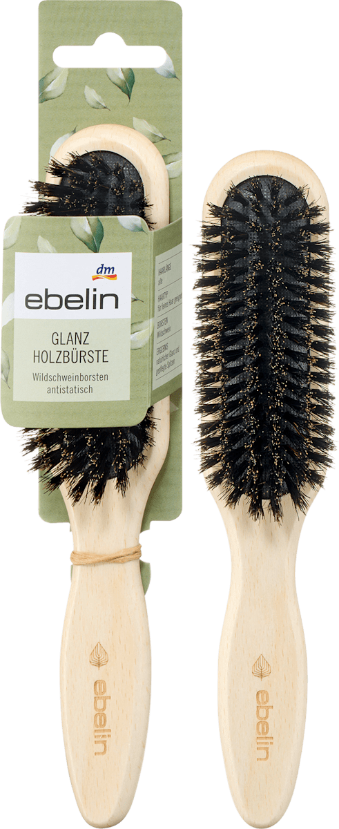 ebelin Haarbürste Holz Glanz, schmal, 1 St dauerhaft günstig online kaufen