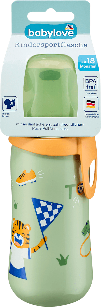 babylove Trinkflasche Kinder grün, 330 ml, 1 St dauerhaft günstig online kaufen