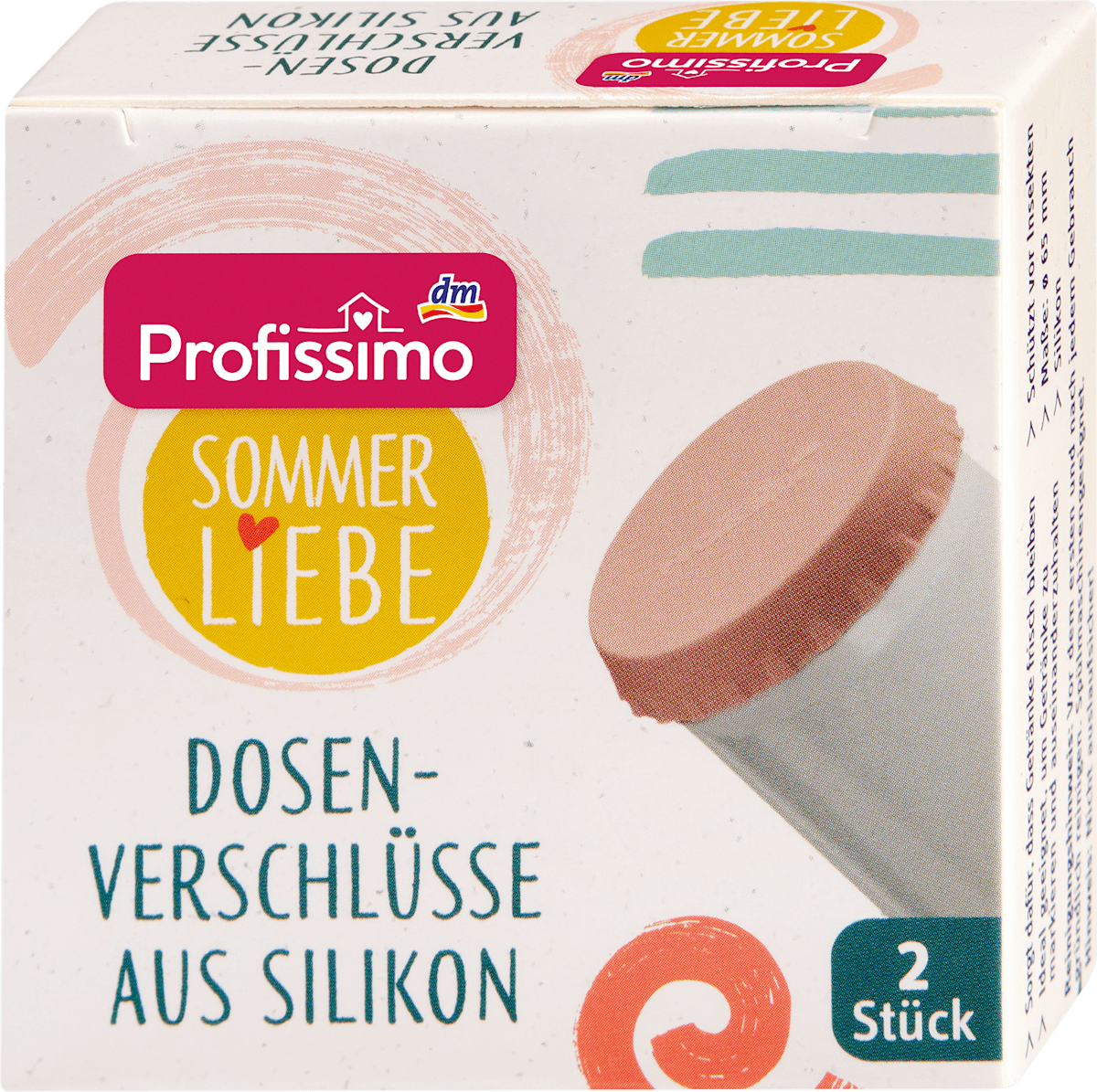 Profissimo Dosenverschlüsse Silikon neutral Sommerliebe, 2 St dauerhaft günstig online kaufen