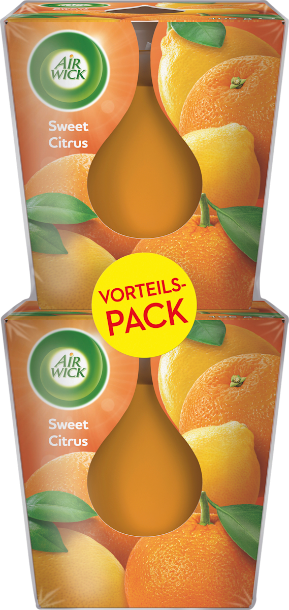 Duftkerze im Glas Citrus (2x105 g), 2 St