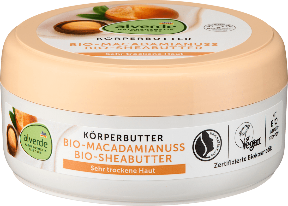 Körperbutter Macadamianuss, 200 ml