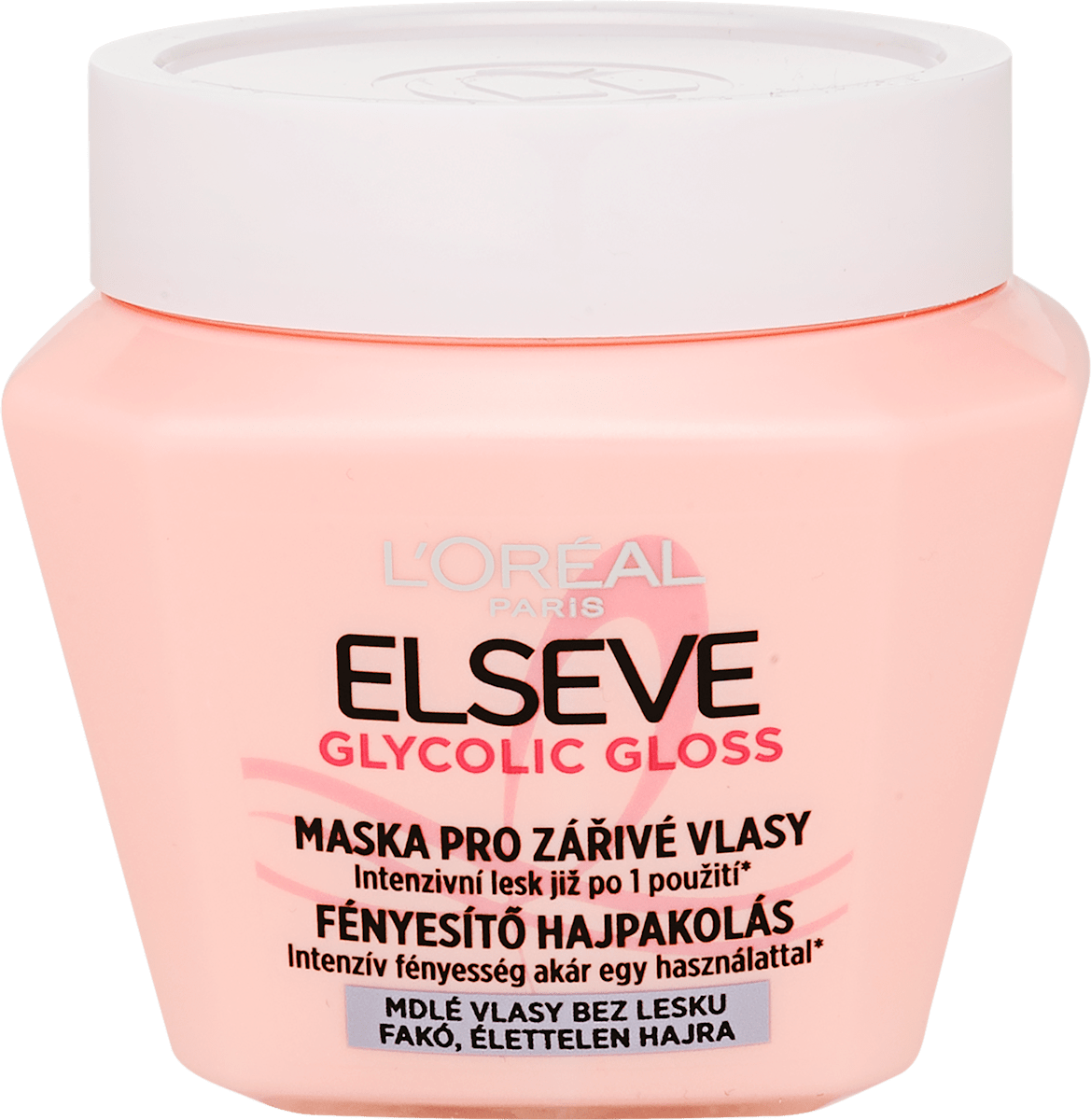 L'ORÉAL PARiS ELSEVE Fényesítő hajpakolás Glycolic Gloss, fakó ...