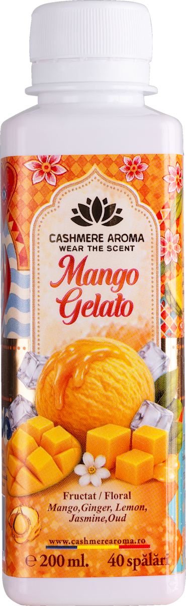 CASHMERE AROMA Parfum de rufe Mango Gelato 40 spălări, 200 ml | dm.ro