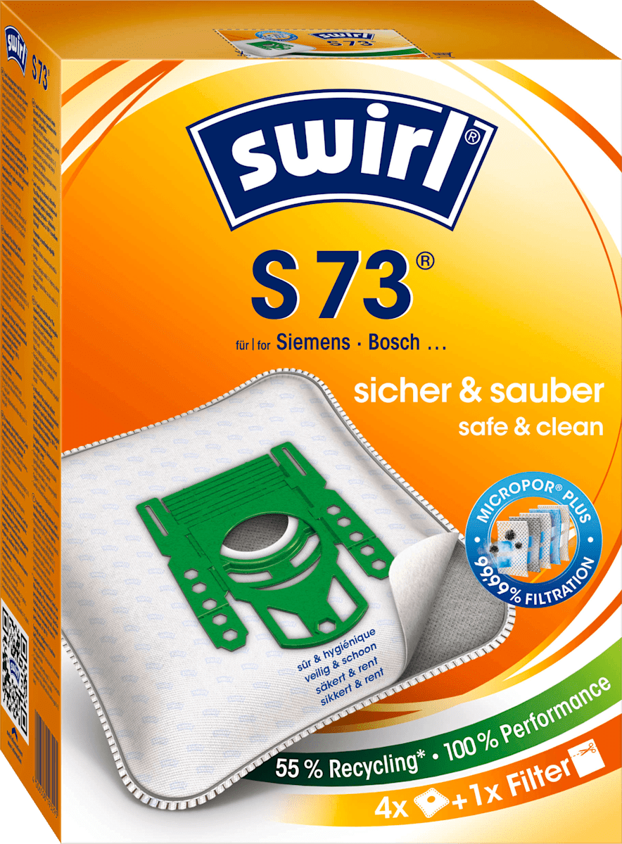 Staubsaugerbeutel S73 MicroPor, 4 St
