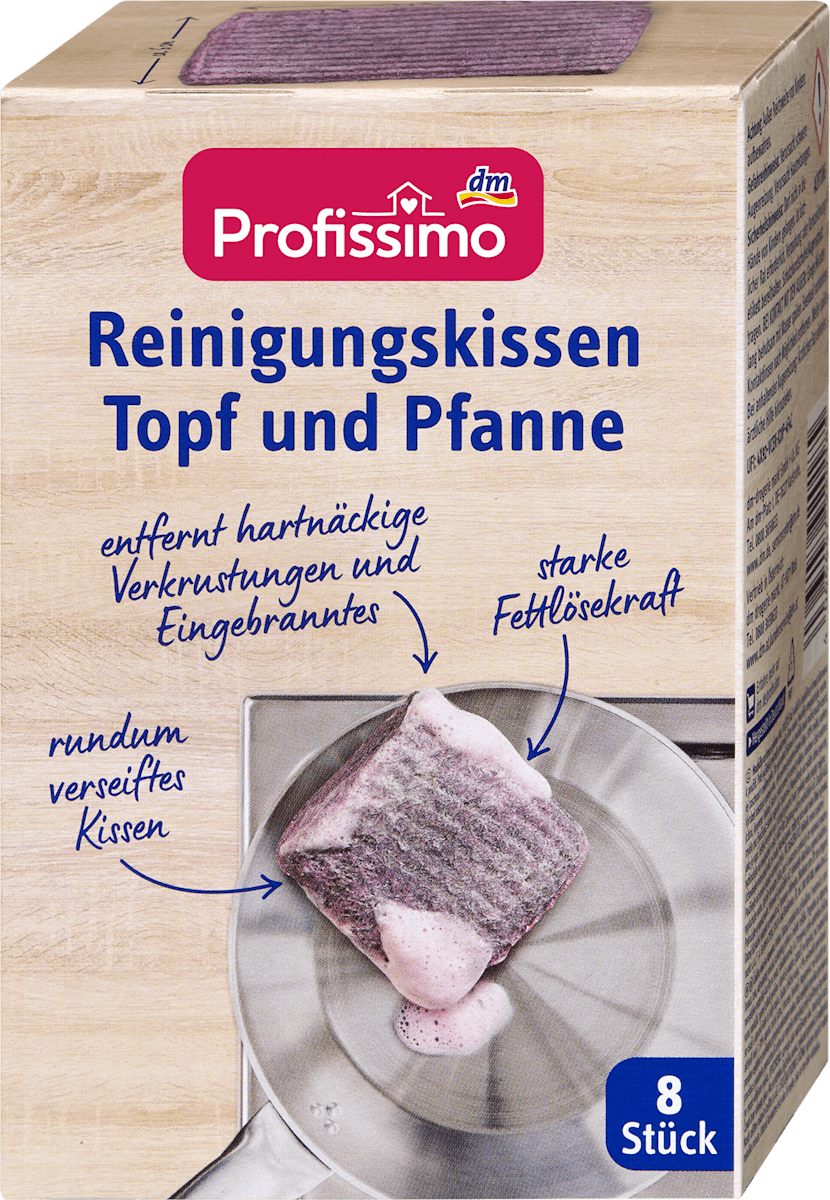 Profissimo Reinigungskissen Topf und Pfanne, 8 St dauerhaft günstig online kaufen