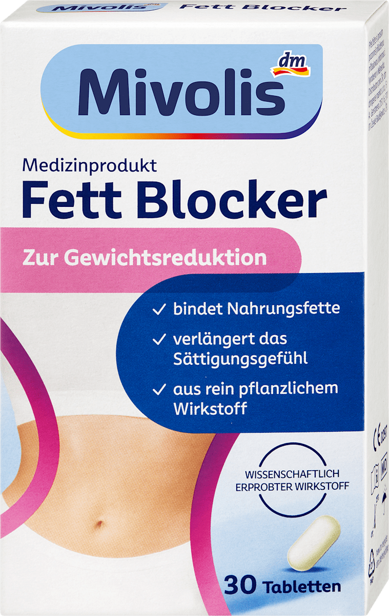 Mivolis Fett Blocker Tabletten, 30 St dauerhaft günstig online kaufen