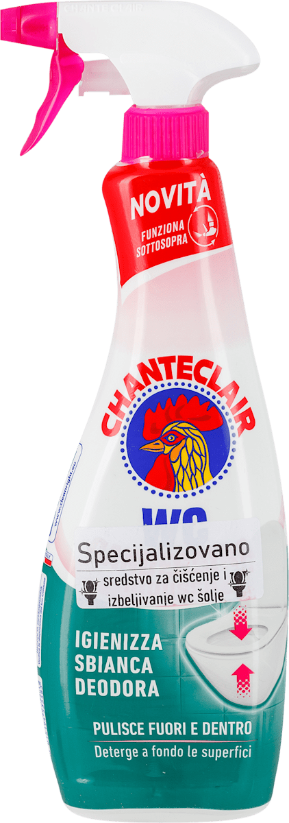CHANTE CLAIR Specijalizovano sredstvo za čišćenje i izbeljivanje wc šolje, 625 ml
