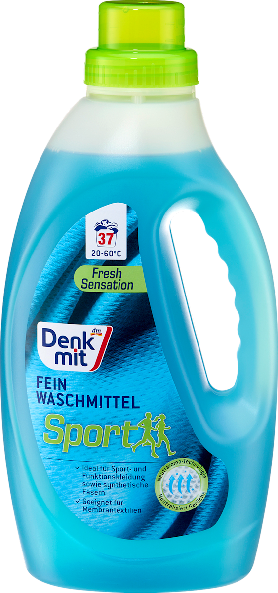 Denkmit Feinwaschmittel Sport Fresh Sensation flüssig, 37 Wl dauerhaft günstig online kaufen