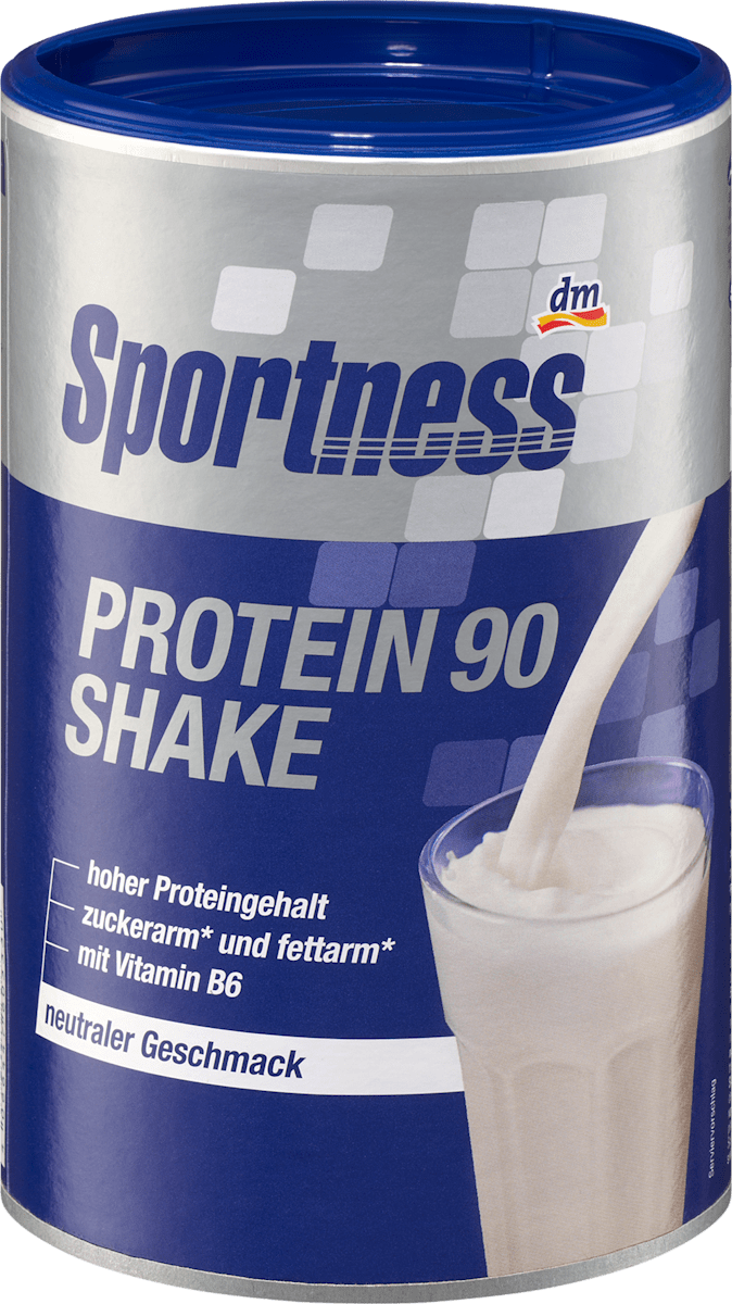 Sportness Proteinpulver, Protein Shake 90, neutraler Geschmack, 300 g ...