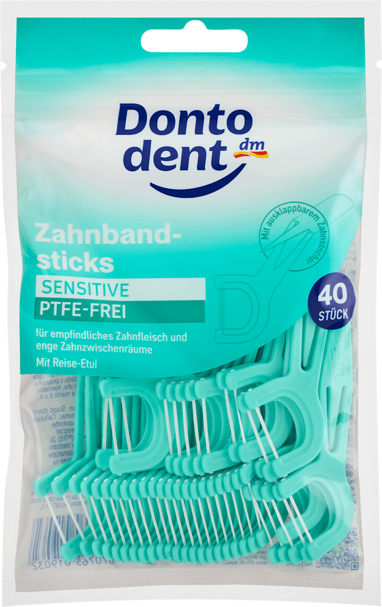 Dontodent Zahnseidesticks Sensitive, 40 St dauerhaft günstig online ...