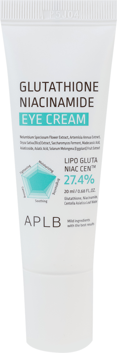 glutathione niacinamide krema za oci reviews APLB područje oko očiju, 20 ml attr::ingredients_sugar cane squalane SIze:100g KB L-Gluta Plus NAC