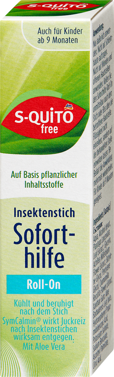 S-QUiTO free Insektenstich Roll-on, Soforthilfe Kräuterfluid, 15 ml dauerhaft günstig online kaufen