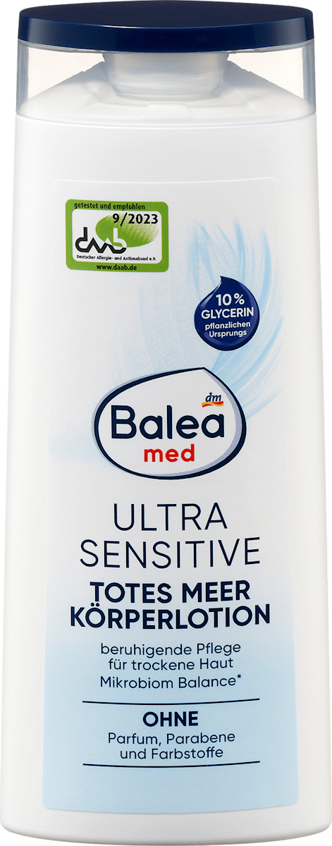 Balea med Körperlotion Ultra Sensitive Totes Meer, 300 ml