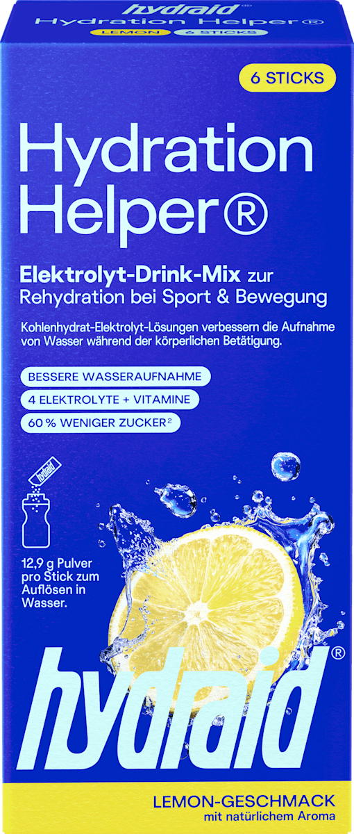 Hydraid Hydration Helper Elektrolyt-Drink-Mix Sticks Lemon 6 St, 77,4 g ...