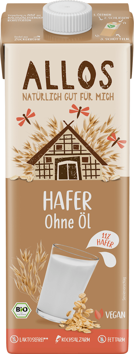 ALLOS Haferdrink, Ohne Öl, 1 l dauerhaft günstig online kaufen
