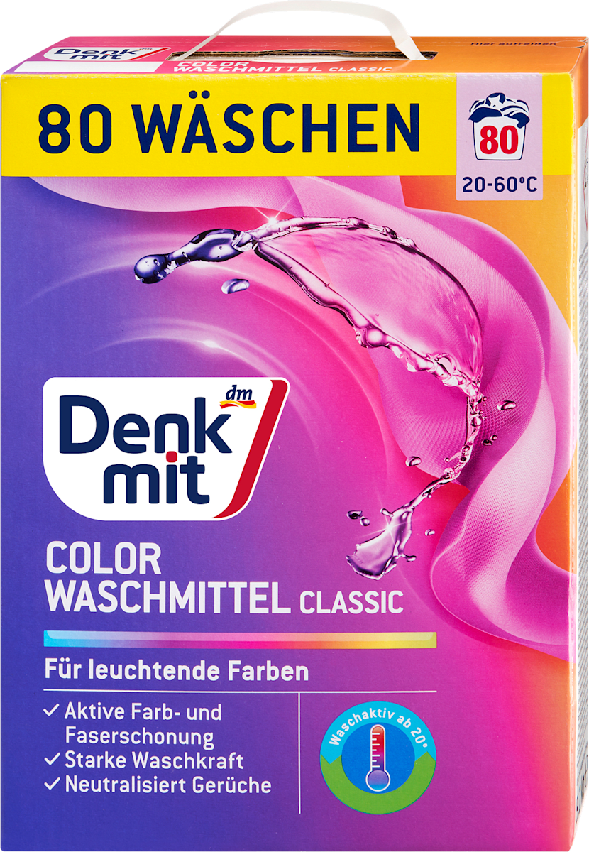 Colorwaschmittel Pulver, 80 Wl