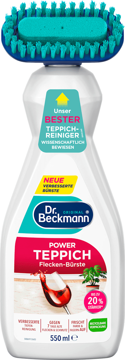 Dr. Beckmann Fleckenentferner Teppich Bürste, 550 ml dauerhaft günstig online kaufen