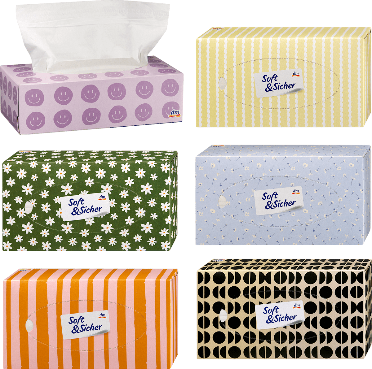Taschentücher Box Design, 100 St