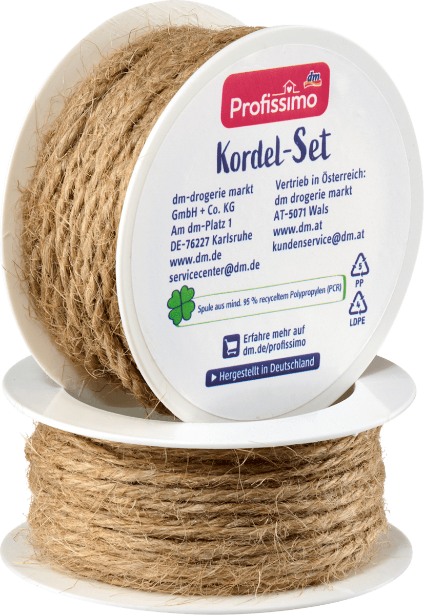 Jutekordel-Set, 7,5 m