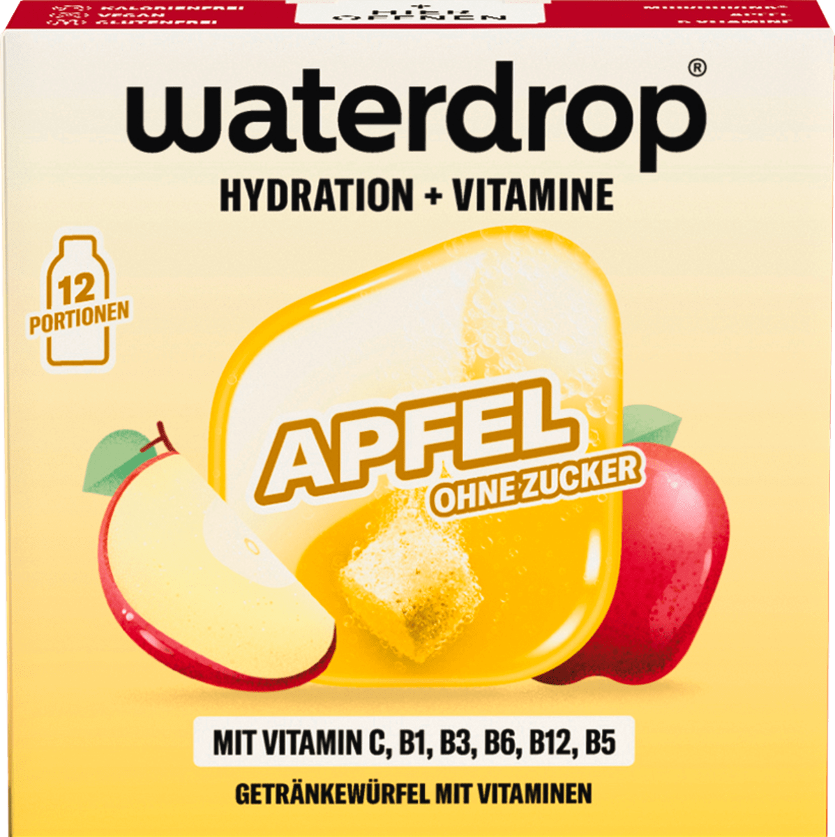 waterdrop Getränkewürfel Microdrink Apfel (12 Stück), 25,2 g dauerhaft günstig online kaufen