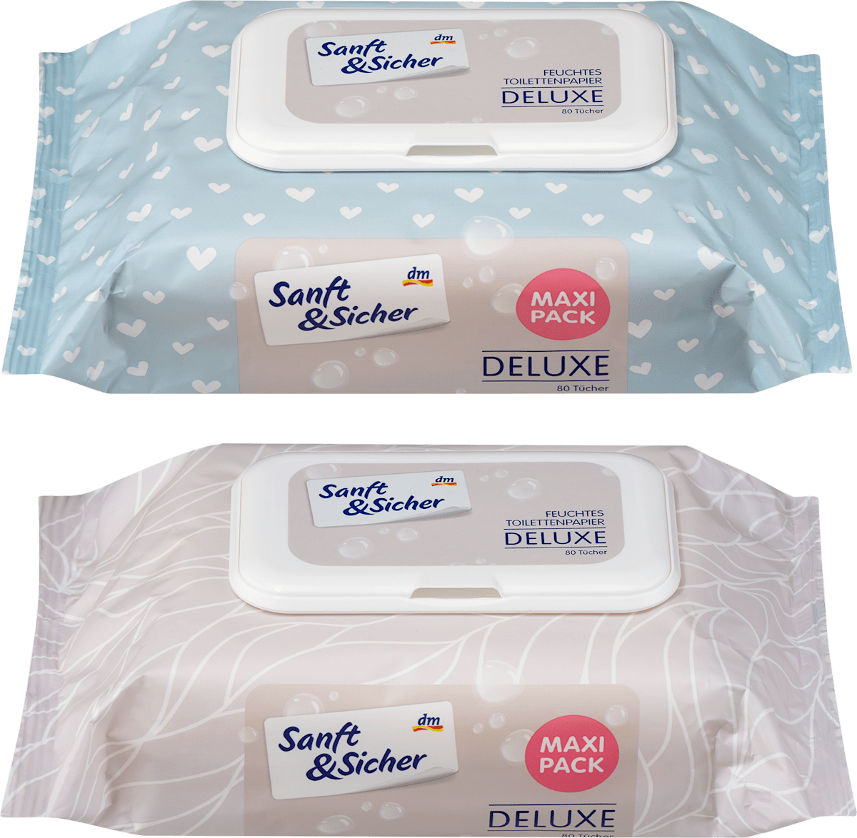 Sanft&Sicher Feuchtes Toilettenpapier Maxi Pack, 80 St dauerhaft günstig online kaufen
