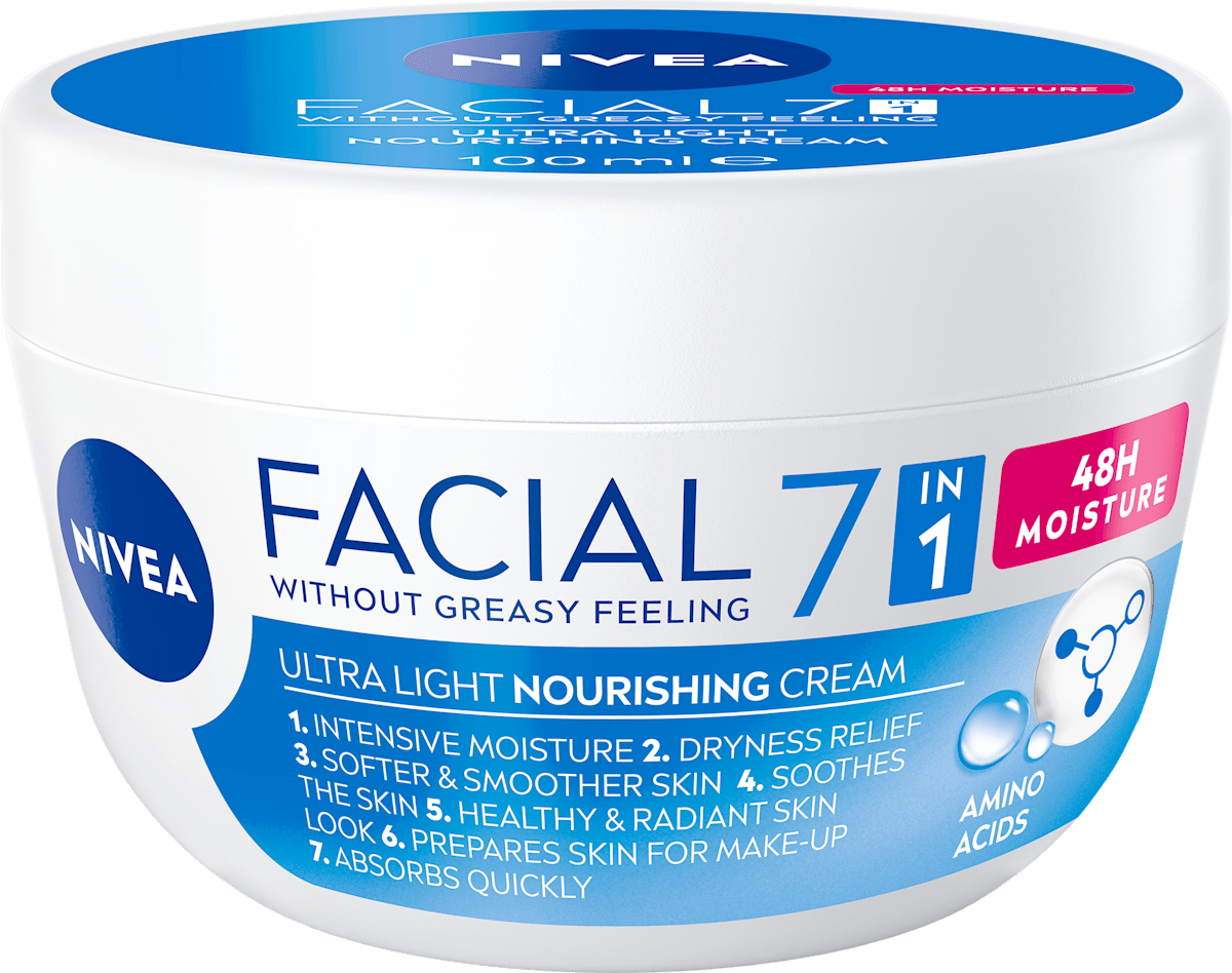 フェイスクリーム Premium Gel 180g NIVEA Cremă de zi hrănitoare 7în1, 100 ml | dm.ro