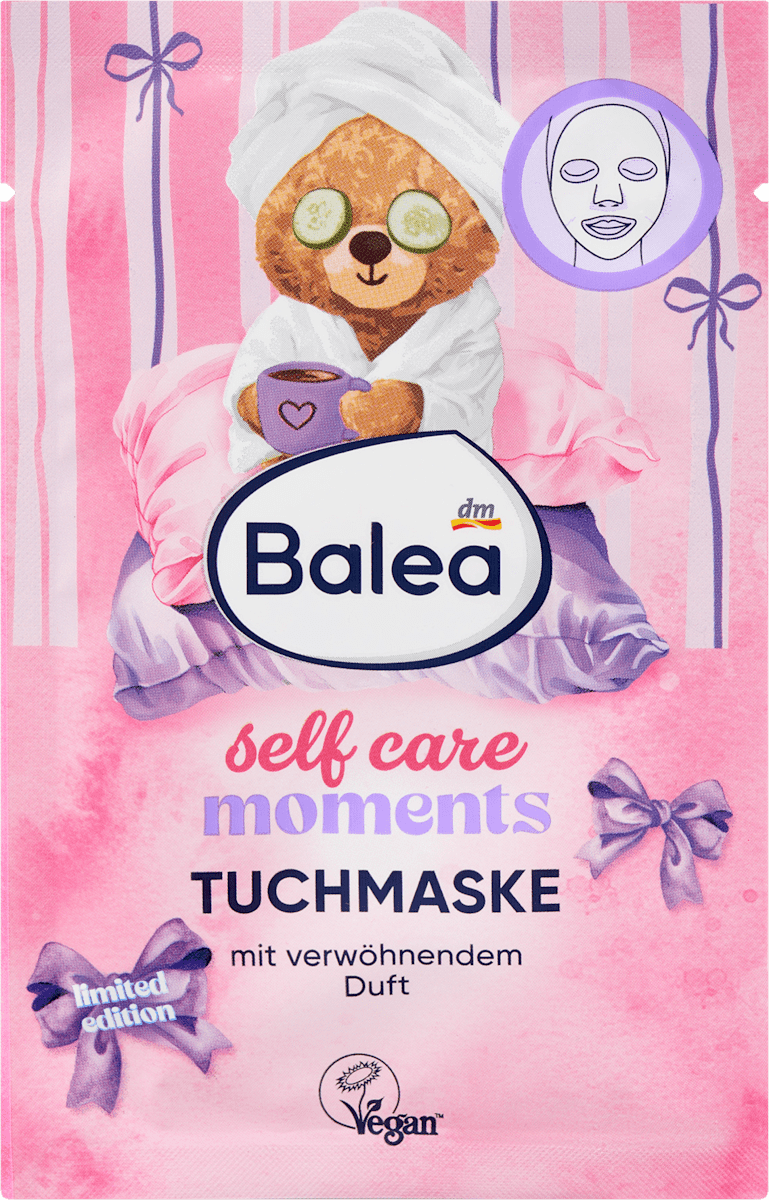 Balea Tuchmaske Selfcare Moments, 1 St dauerhaft günstig online kaufen