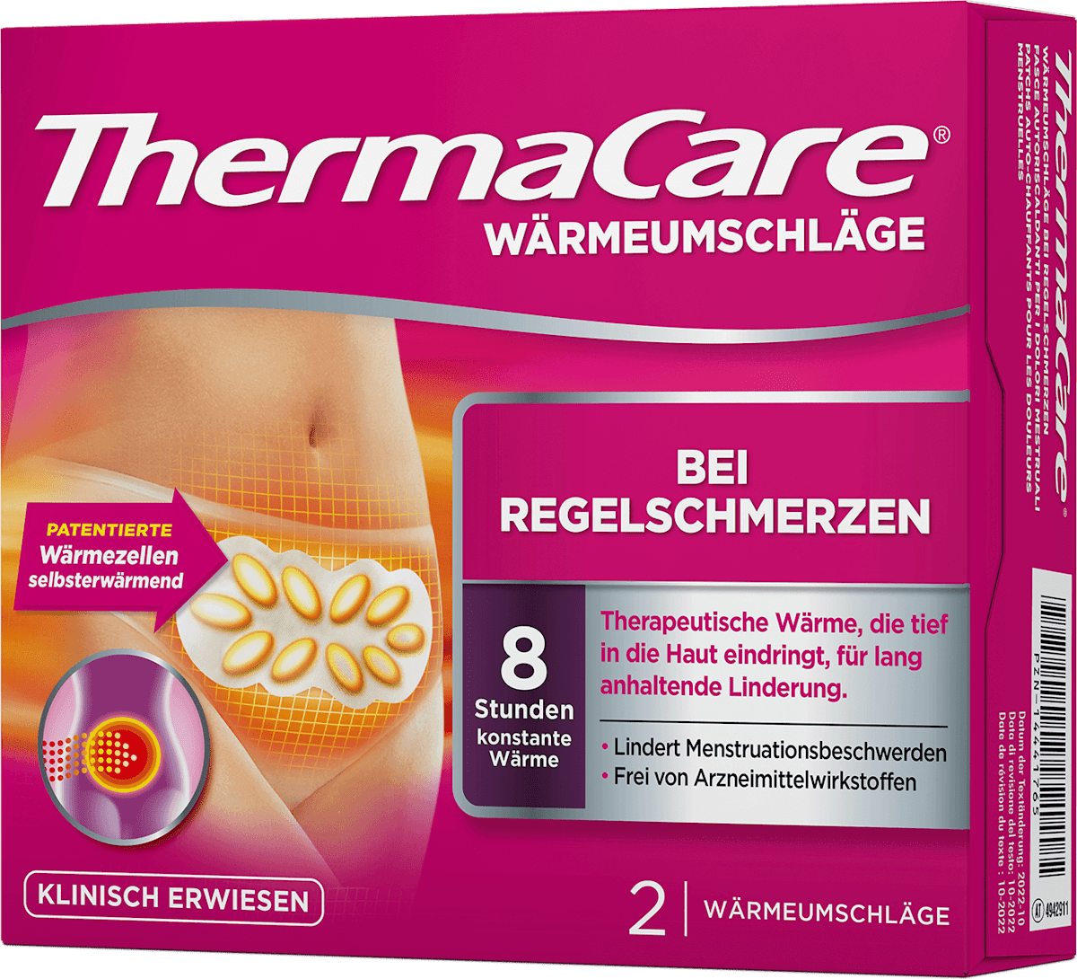 Thermacare Wärmeumschläge bei Regelschmerzen, 2 St