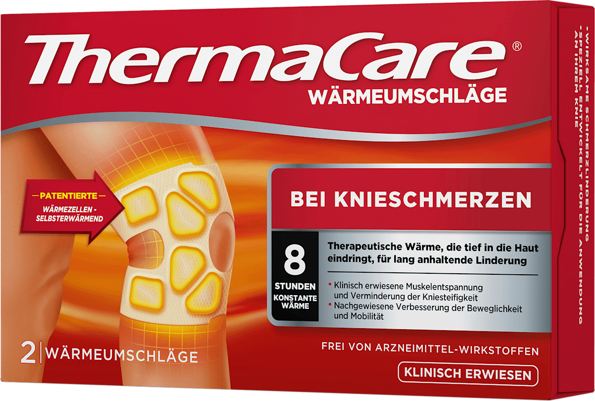Thermacare Wärmeumschläge bei Knieschmerzen, 2 St