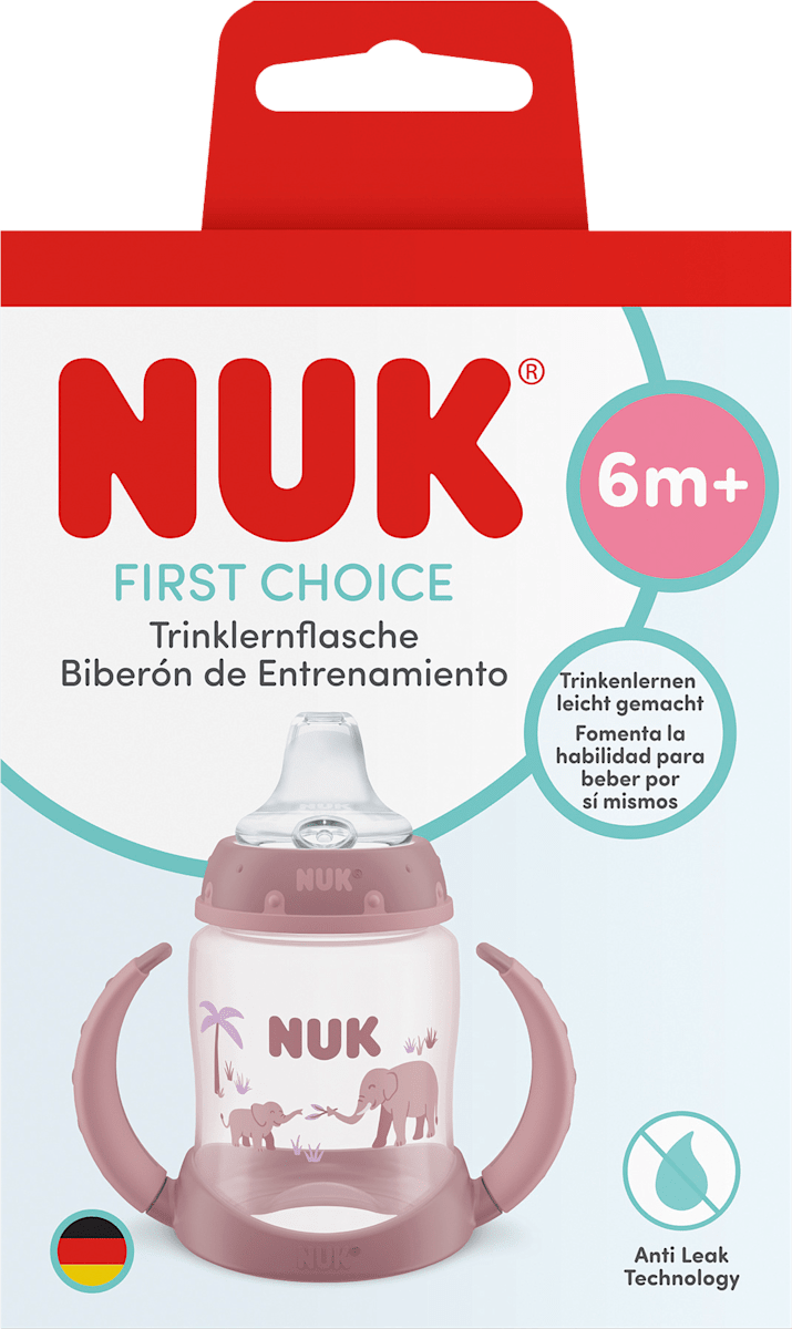 NUK Trinklernbecher First Choice braun, ab dem 6. Monat, 150ml, 1 St dauerhaft günstig online kaufen