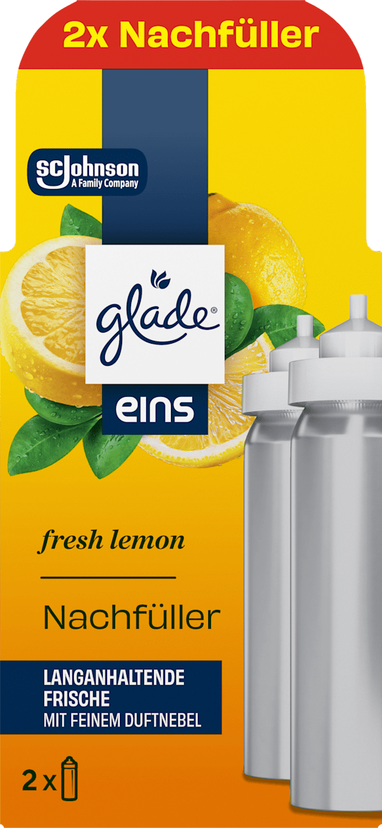 glade Lufterfrischer Fresh Lemon Nachfüllpack, 20 ml
