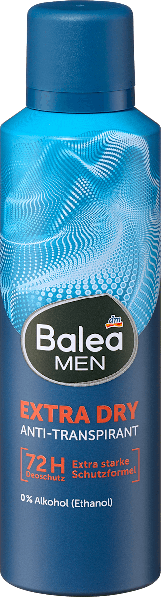 Balea MEN Antitranspirant Deospray Extra Dry, 200 ml dauerhaft günstig online kaufen