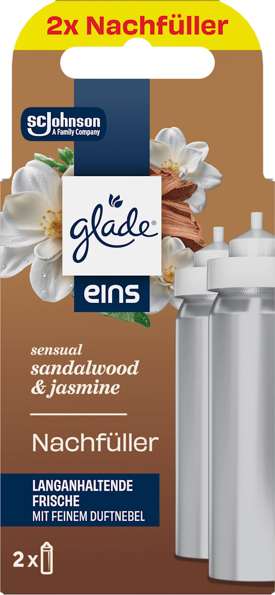 Lufterfrischer Minispray eins Sensual Sansalwood & Jasmine Nachfüllpack (2 x 10ml), 20 ml