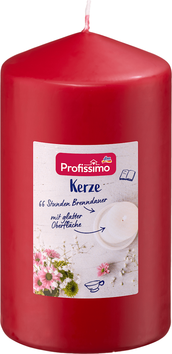 Profissimo Stumpenkerze glatt 140/80 Chili, 1 St dauerhaft günstig online kaufen