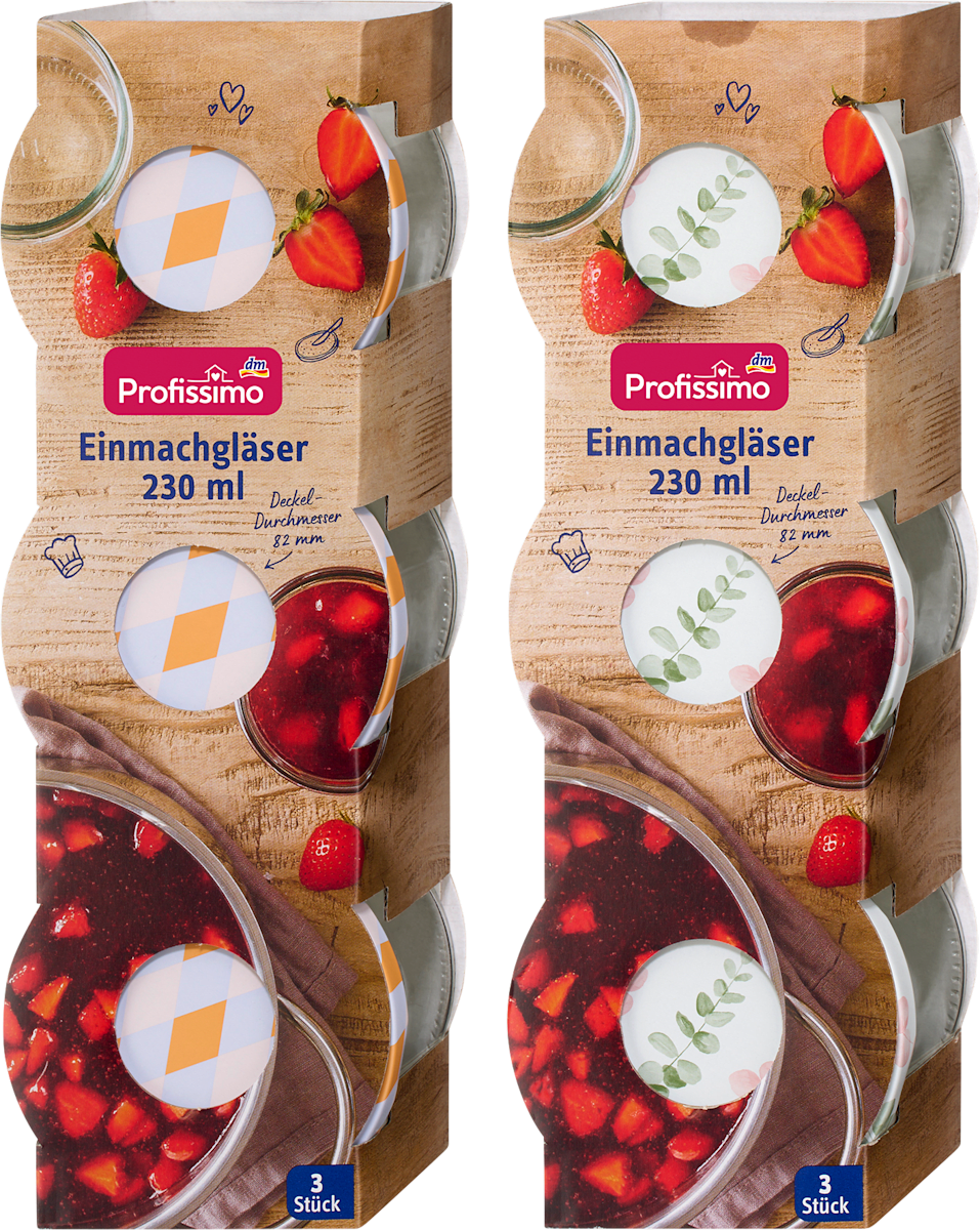 Einmachgläser 230ml, 3 St
