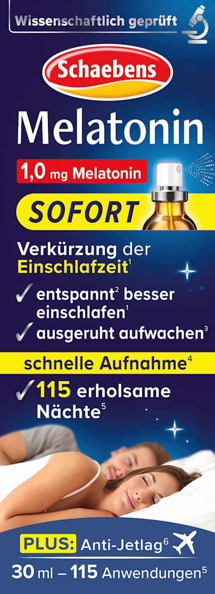 Schaebens Melatonin Sofort-Spray, 30 ml dauerhaft günstig online kaufen