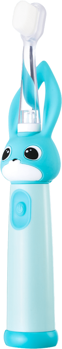 Звуковая зубная щётка для детей Vitammy Bunny, с подсветкой LED, 0–3 года, на батарейке, голубая — фото 3