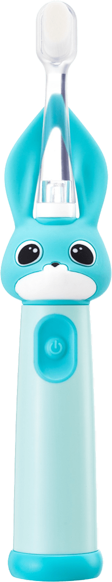 Звуковая зубная щётка для детей Vitammy Bunny, с подсветкой LED, 0–3 года, на батарейке, голубая — фото 4