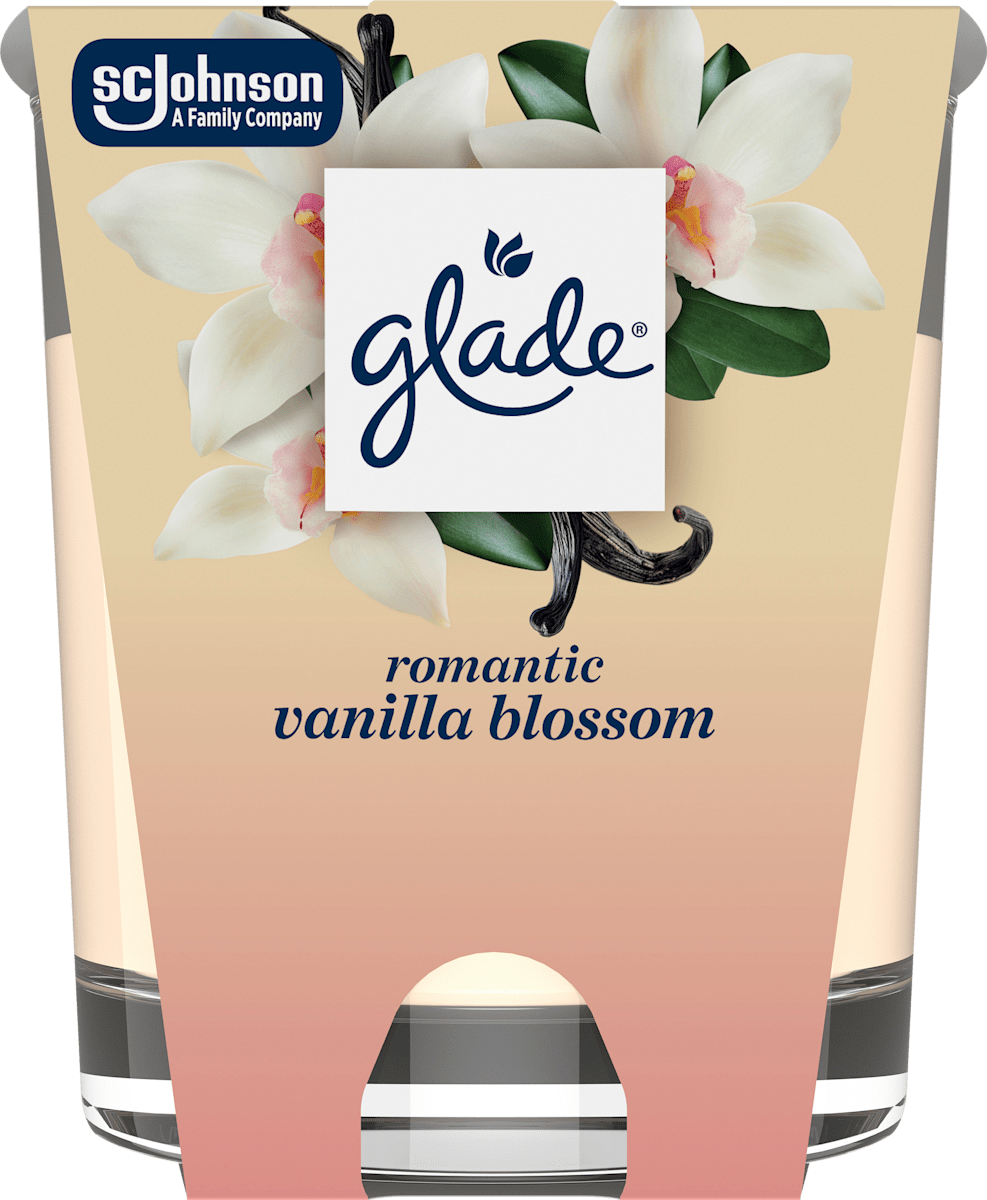 glade Duftkerze im Glas Romantic Vanilla Blossom 112 g, 1 St dauerhaft günstig online kaufen