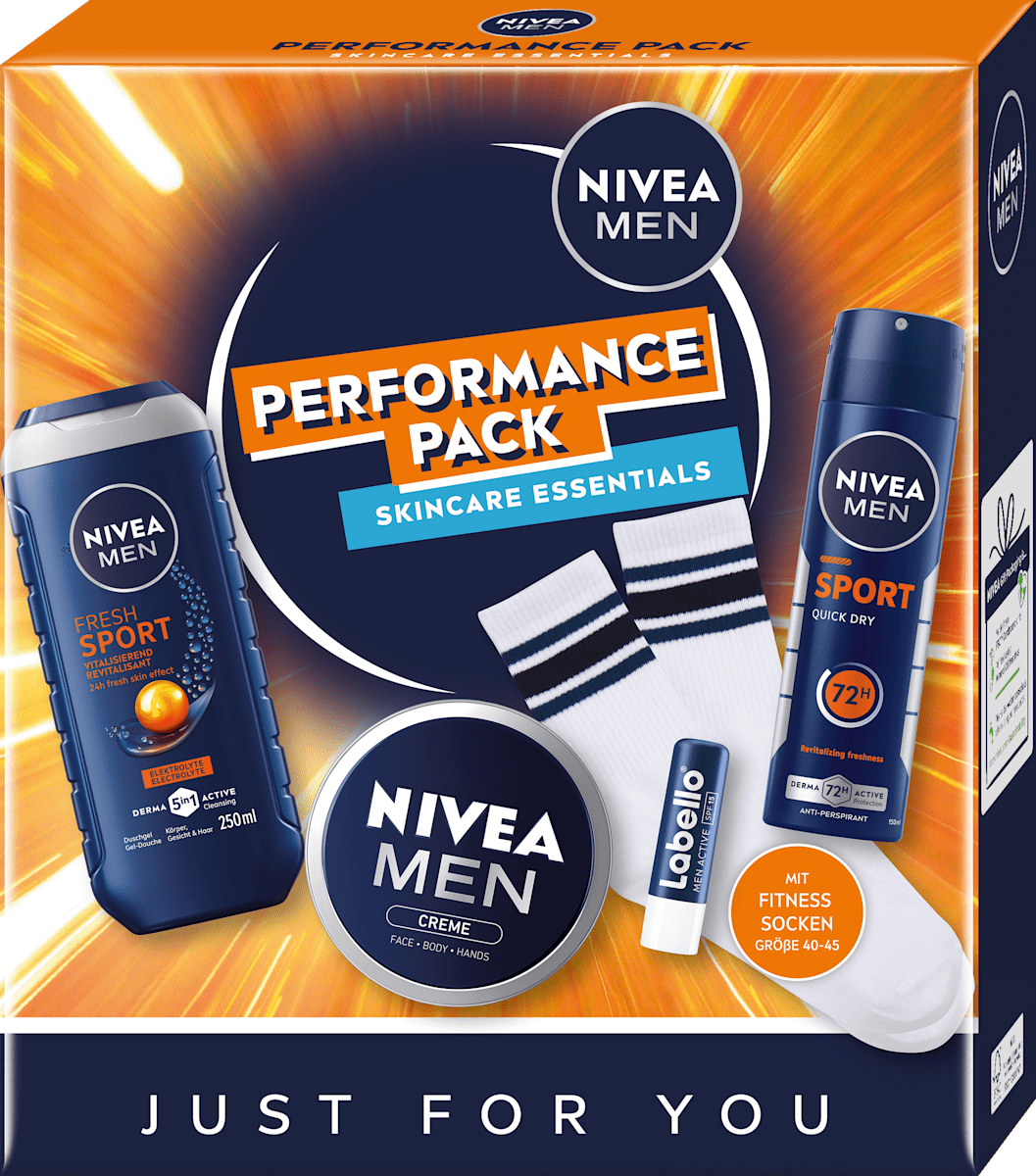 NIVEA MEN Geschenkset Performance Pack, 1 St