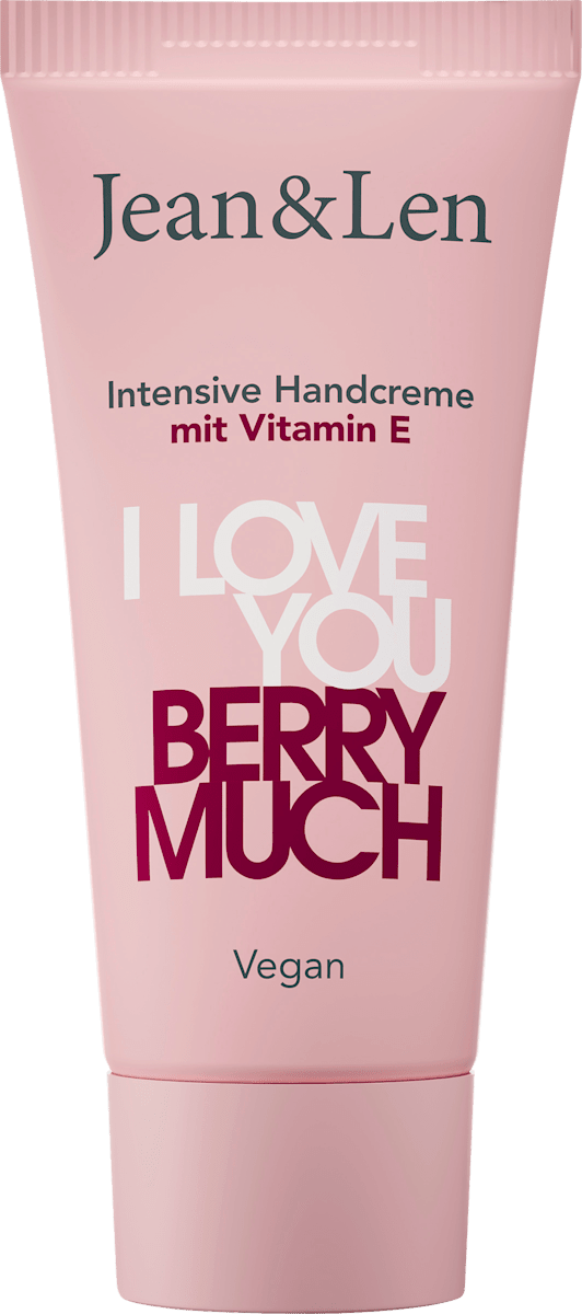Jean&Len Handcreme I love you berry much, Reisegröße, 20 ml dauerhaft ...