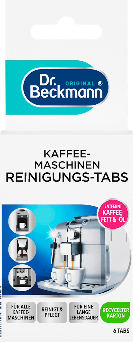 Dr. Beckmann Kaffeemaschinenreiniger Tabs, 6 St dauerhaft günstig online kaufen
