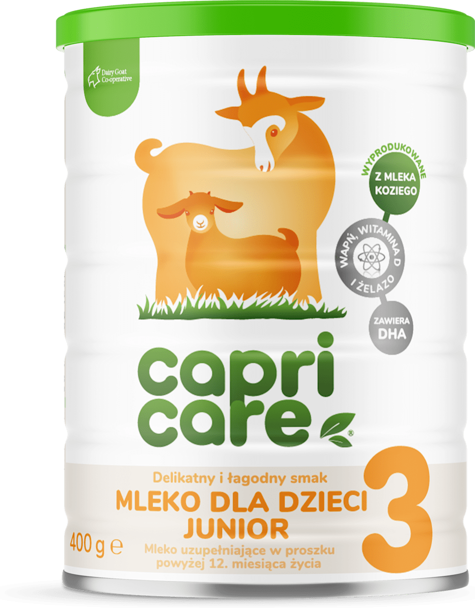 Молочная смесь capricare Junior, на козьем молоке, от 12 месяцев, 400 г