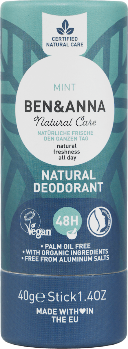 BEN&ANNA Deo stick Mint, 40 g