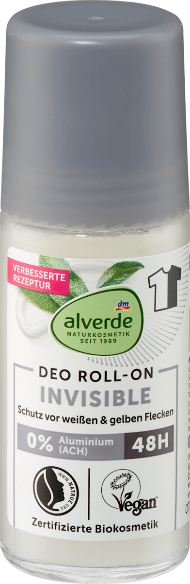alverde NATURKOSMETIK Deo Roll-on Invisible, 50 ml dauerhaft günstig online kaufen