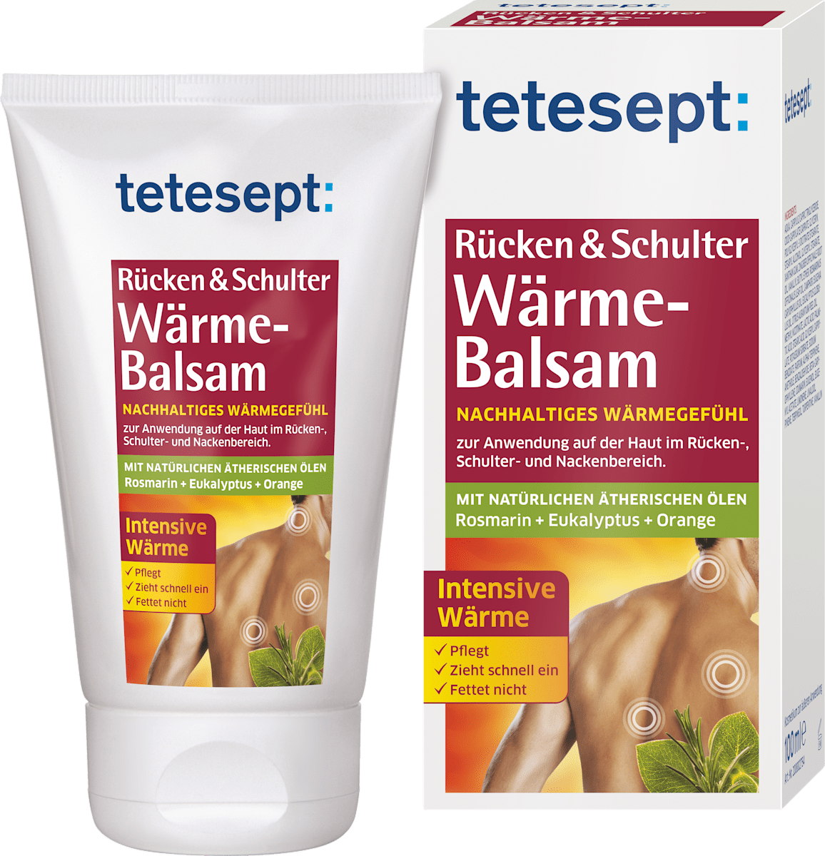 tetesept Rücken & Schulter Wärme Balsam, 100 ml