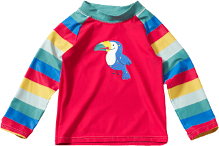 UV Shirt mit Tukan-Motiv, pink, Gr. 122/128, 1 St