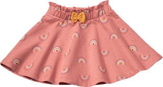 Rock mit Regenbogen-Muster, rosa, Gr. 104, 1 St