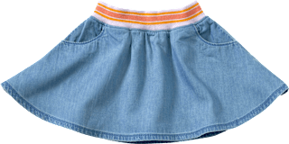 Rock aus Jeansstoff, blau, Gr. 92, 1 St